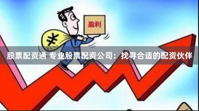 股票配资通 专业股票配资公司：找寻合适的配资伙伴